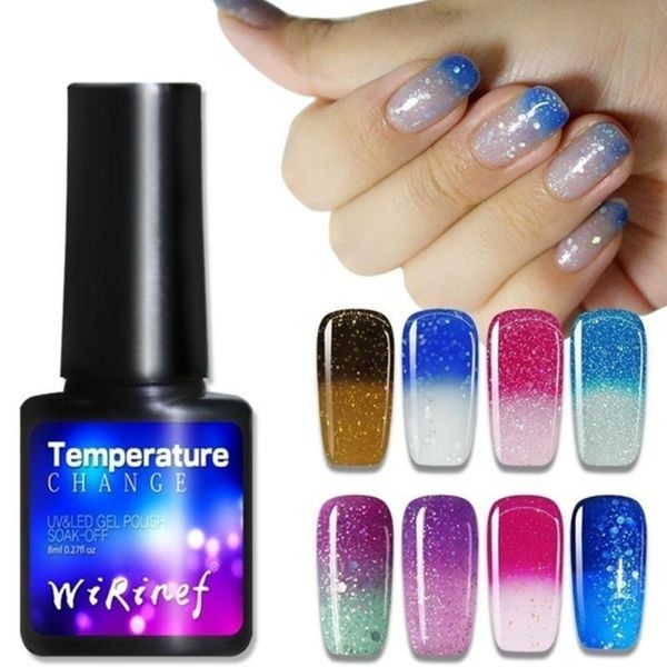 8ml temperature gel polish thermal change gel lacquer uv thermo chameleon hybrid varnish semi permanent polish, Red;pink
8ml temperature gel polish thermal change gel lacquer uv thermo chameleon hybrid varnish semi permanent polish, Red;pink