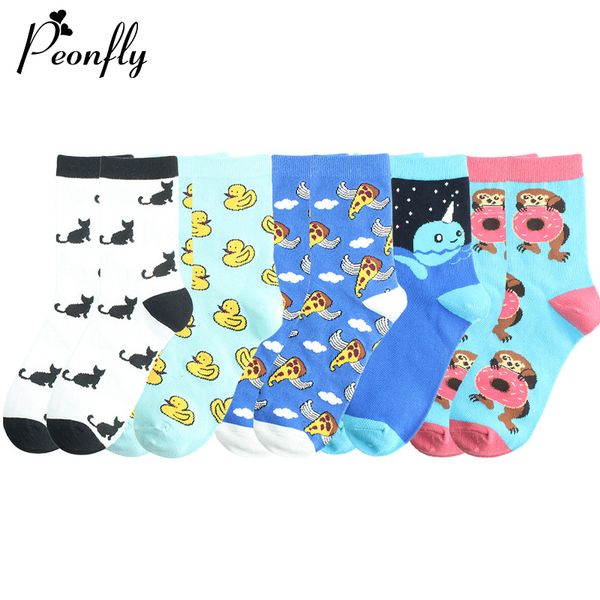socks & hosiery peonfly combed cotton women's harajuku colorful cartoon cute happy funny duck monkey cat printed casual ladies, Black;white
socks & hosiery peonfly combed cotton women's harajuku colorful cartoon cute happy funny duck monkey cat printed casual ladies, Black;white
