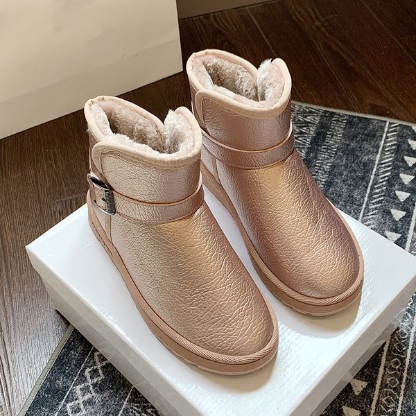 rimocy female winter warm boots platform pink women boots slip on casual shoes woman ankle thick fur pu leather snow mujer, Black
rimocy female winter warm boots platform pink women boots slip on casual shoes woman ankle thick fur pu leather snow mujer, Black