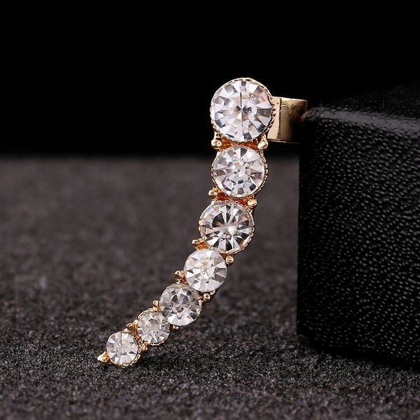 zldyou fashion rhinestones left ear cuff piercing jewelry 7 crystal earcuff punk gold silver plated clear zircon clip earrings
zldyou fashion rhinestones left ear cuff piercing jewelry 7 crystal earcuff punk gold silver plated clear zircon clip earrings