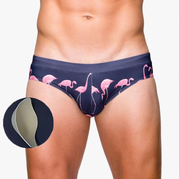 2020 new swimsuit men swimwear flamingo print push up pad swimming shorts for men summer beach zwembroek heren gay swimwear
2020 new swimsuit men swimwear flamingo print push up pad swimming shorts for men summer beach zwembroek heren gay swimwear