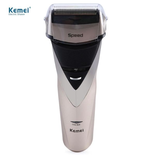 

kemei km-8102 3d men waterproof full washable rechargeable reciprocating triple blade electric razor shaver trimmer face care
