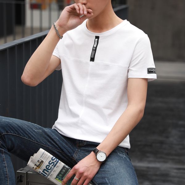 men's t-shirts 2021 short-sleeved t-shirt with round collar loose summer korean edition pure cotton white half sleeve tide, White;black
men's t-shirts 2021 short-sleeved t-shirt with round collar loose summer korean edition pure cotton white half sleeve tide, White;black