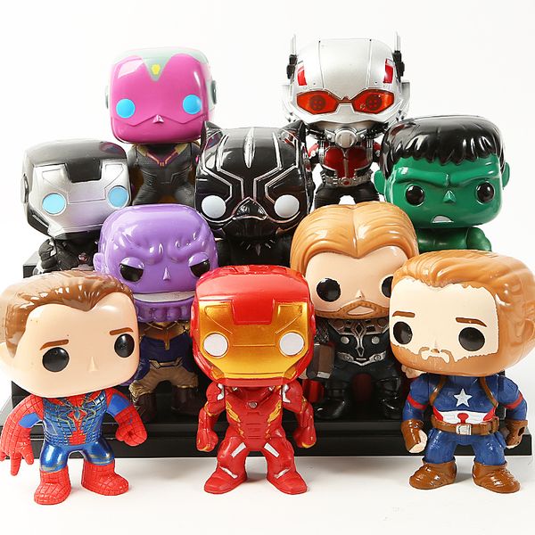 avengers 3 toy cute model iron man thanos spiderman thor hulk set q version ornaments
avengers 3 toy cute model iron man thanos spiderman thor hulk set q version ornaments