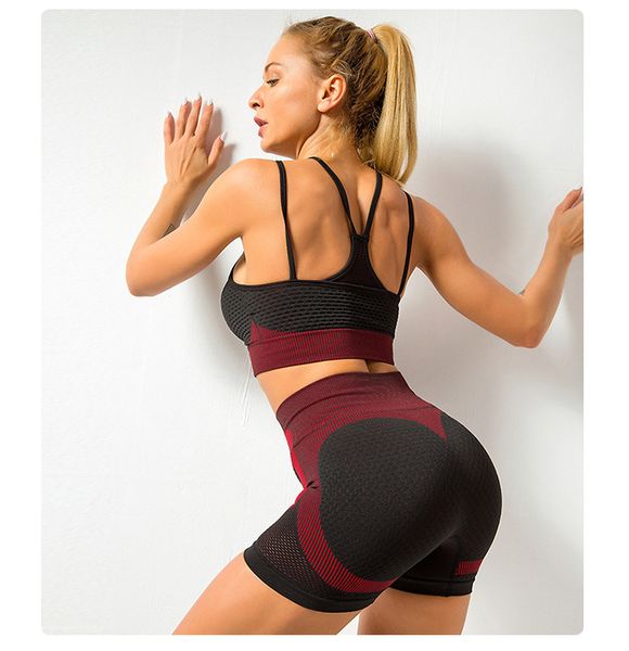 2pcs gym set yoga seamless workout sports bra and shorts women gym set clothes fitness sportswear fitness sports suit sportswear, White;red
2pcs gym set yoga seamless workout sports bra and shorts women gym set clothes fitness sportswear fitness sports suit sportswear, White;red
