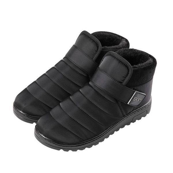 thick outdoor warm cotton shoes outdoor womens boots breathable slip on, Black
thick outdoor warm cotton shoes outdoor womens boots breathable slip on, Black