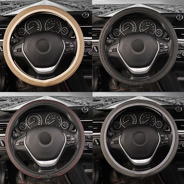 leepee 37cm/38cm car steering wheel cover universal steering-wheel cover leather auto accessories car-styling fit for most cars
leepee 37cm/38cm car steering wheel cover universal steering-wheel cover leather auto accessories car-styling fit for most cars