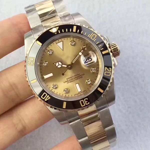 wholesale black ceramic bezel mechanical automatic diamond gold dial two tone mens watch sapphire outdoor watches luminous wristwatches, Slivery;brown
wholesale black ceramic bezel mechanical automatic diamond gold dial two tone mens watch sapphire outdoor watches luminous wristwatches, Slivery;brown