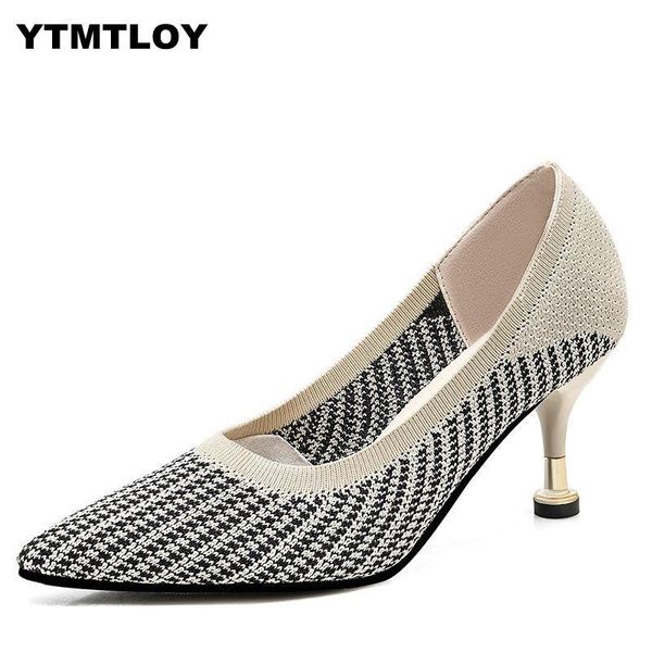 luxury high heels shoes women pumps knitted fabric pointed toe work slip on footwear female knitting wedding shoes zapatos, Black
luxury high heels shoes women pumps knitted fabric pointed toe work slip on footwear female knitting wedding shoes zapatos, Black