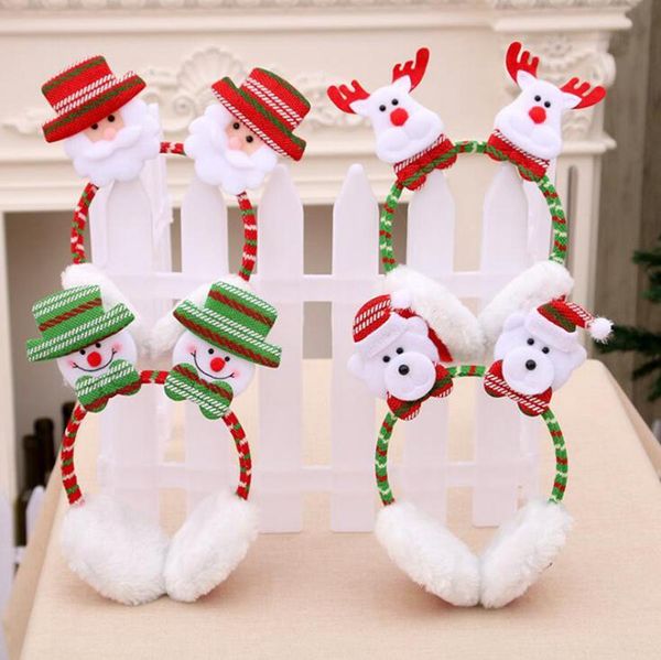 christmas earmuffs santa claus headband ear muffs xmas cartoon plush hair sticks winter accessories party favor ooa7449-5
christmas earmuffs santa claus headband ear muffs xmas cartoon plush hair sticks winter accessories party favor ooa7449-5
