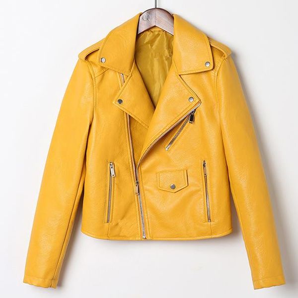 female veste la chaqueta manteau abrigo lady motorcycle pu leather jackets women winter coats fall zipper outerwear jacket coat, Black
female veste la chaqueta manteau abrigo lady motorcycle pu leather jackets women winter coats fall zipper outerwear jacket coat, Black