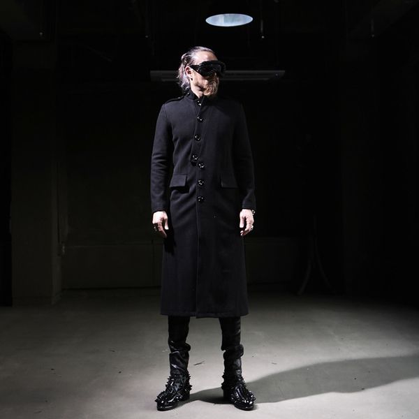 xs-6xl 2019 men clothing bigbang gd fashion british handsome long woolen coat trench plus size singer costumes, Black
xs-6xl 2019 men clothing bigbang gd fashion british handsome long woolen coat trench plus size singer costumes, Black