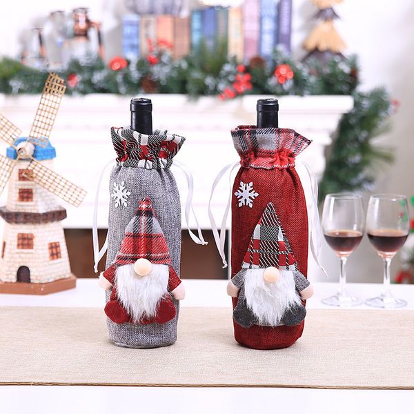 christmas decoration wines bag party wine bottle figurine wine set cartoon santa snowman elk silk bottle bag bundle pocket
christmas decoration wines bag party wine bottle figurine wine set cartoon santa snowman elk silk bottle bag bundle pocket