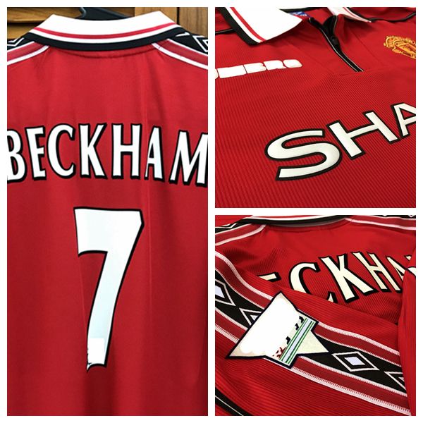 rugby mu 99/00 vintage classic home shirt jersey long sleeves beckham solskjaer scholes keane football rugby custom patches sponsor, Black;gray
rugby mu 99/00 vintage classic home shirt jersey long sleeves beckham solskjaer scholes keane football rugby custom patches sponsor, Black;gray