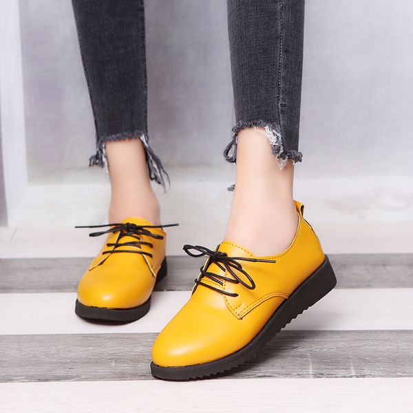 autumn leather oxfords women shoes british style oxford shoes women low heels new fashion casual lace up retro brogues, Black
autumn leather oxfords women shoes british style oxford shoes women low heels new fashion casual lace up retro brogues, Black