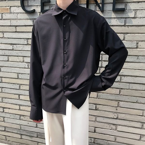 men's shirt 2019 autumn and winter new couple loose retro long-sleeved shirt youth personality fashion trend men's clothing, White;black
men's shirt 2019 autumn and winter new couple loose retro long-sleeved shirt youth personality fashion trend men's clothing, White;black