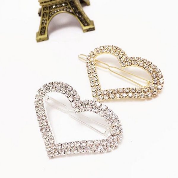 heart rhinestone cluster hair clip clamps girls /ladies dainty gold silver plated handmade hair pin clamp, Golden;silver
heart rhinestone cluster hair clip clamps girls /ladies dainty gold silver plated handmade hair pin clamp, Golden;silver