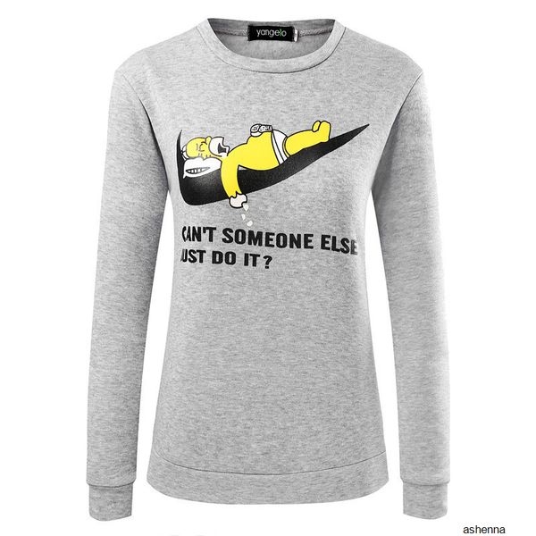 womens designer season cartoon printed round neck sweater casual shirt womened4n, Black;brown
womens designer season cartoon printed round neck sweater casual shirt womened4n, Black;brown