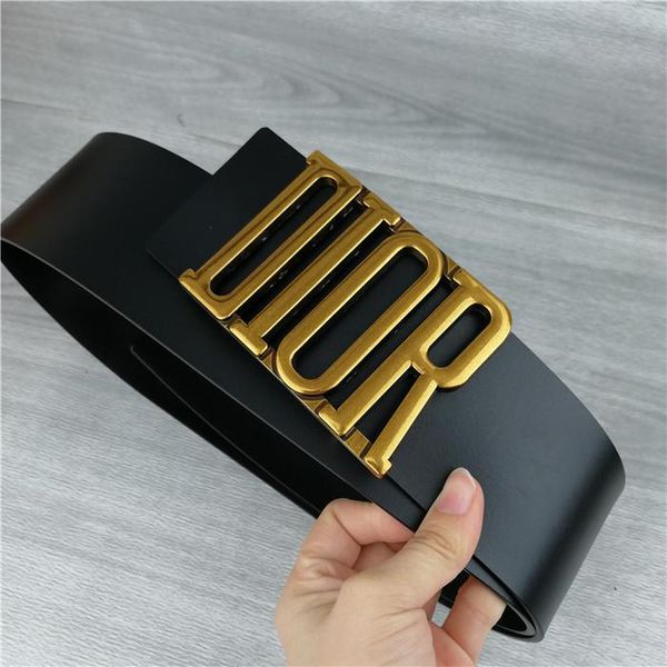 dior belt dior новая мода женщины большая пряжка кожаный ремень широкий 7 см деловой ремень женщины ремень высокое качество и пояс cummerbun, Black;brown