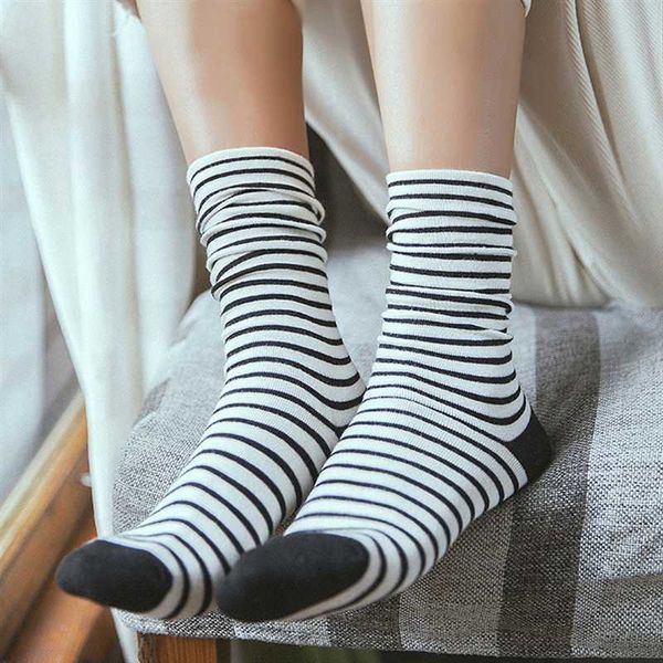 women socks cotton female striped print socks curling piled mid-tube japanese kawaii cute spring casual, Black;white
women socks cotton female striped print socks curling piled mid-tube japanese kawaii cute spring casual, Black;white