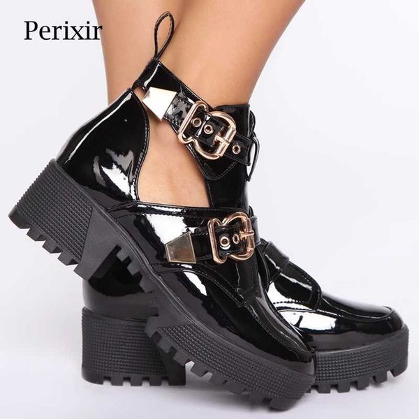 women autumn ankle boots large buckle strap cut out booties black chunky heel 2 inch female shoes pu leather motorcycle boots
women autumn ankle boots large buckle strap cut out booties black chunky heel 2 inch female shoes pu leather motorcycle boots