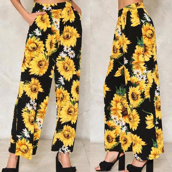 women sunflower loose pants lady fashion wide leg pants home long trousers straight comfortable trousers#s, Black;white
women sunflower loose pants lady fashion wide leg pants home long trousers straight comfortable trousers#s, Black;white