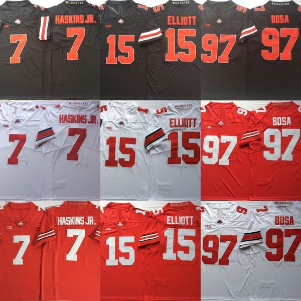 Ohio State Buckeyes #7 Dwayne Haskins Jr. 15 Ezekiel Elliott #97 Nick Bosa College Football Jerseys Free Shipping Size S to 3XL
Ohio State Buckeyes #7 Dwayne Haskins Jr. 15 Ezekiel Elliott #97 Nick Bosa College Football Jerseys Free Shipping Size S to 3XL