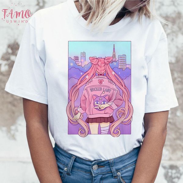 sailor moon anime t shirt tee shirt 90s women tshirt female femme korean style ulzzang t shirt graphic grunge aesthetic, White
sailor moon anime t shirt tee shirt 90s women tshirt female femme korean style ulzzang t shirt graphic grunge aesthetic, White
