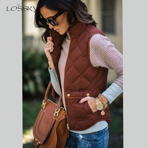 women's vests lossky women vest autumn stand collar pocket sleeveless jacket fashion bodywarmer tank cardigan coat plus size female 20, Black;white
women's vests lossky women vest autumn stand collar pocket sleeveless jacket fashion bodywarmer tank cardigan coat plus size female 20, Black;white