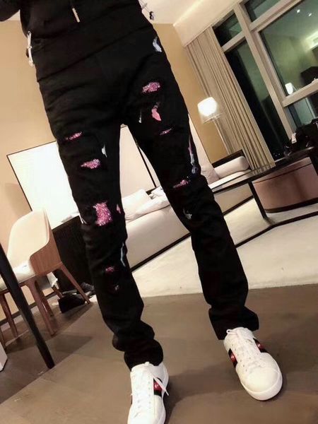 miri clothing designer pants slp mens designer t shirts panther print black destroyed mens slim denim straight biker skinny jeans men, Blue
miri clothing designer pants slp mens designer t shirts panther print black destroyed mens slim denim straight biker skinny jeans men, Blue