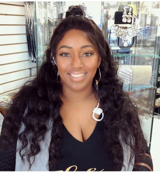 brazilian ocean wave full lace wig with baby hair natural color remy virgin human hair pre plucked glueless wig, Black
brazilian ocean wave full lace wig with baby hair natural color remy virgin human hair pre plucked glueless wig, Black