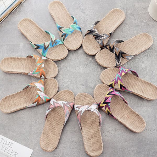 summer flax home slippers women 35-45 large size slapping beach flip flops non-slip family, Black
summer flax home slippers women 35-45 large size slapping beach flip flops non-slip family, Black