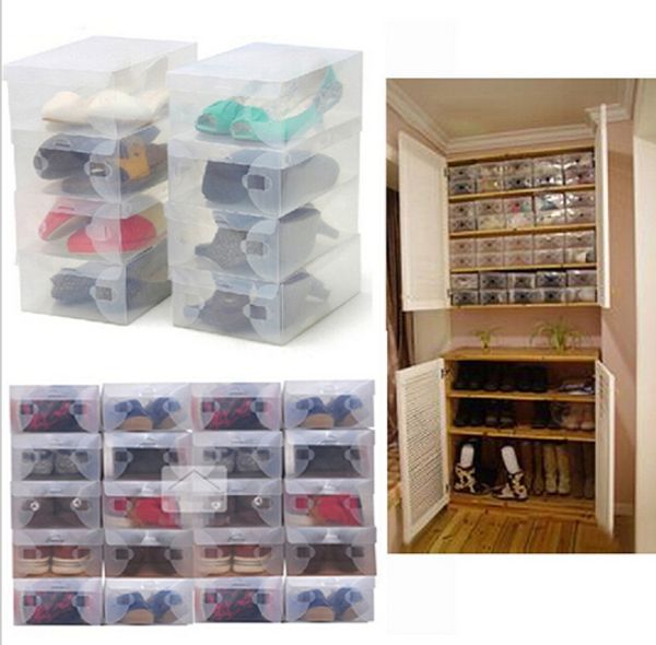 10pcs/lot foldable plastic shoe storage case boxes stackable organizer shoe holder basket easy diy 0404
10pcs/lot foldable plastic shoe storage case boxes stackable organizer shoe holder basket easy diy 0404