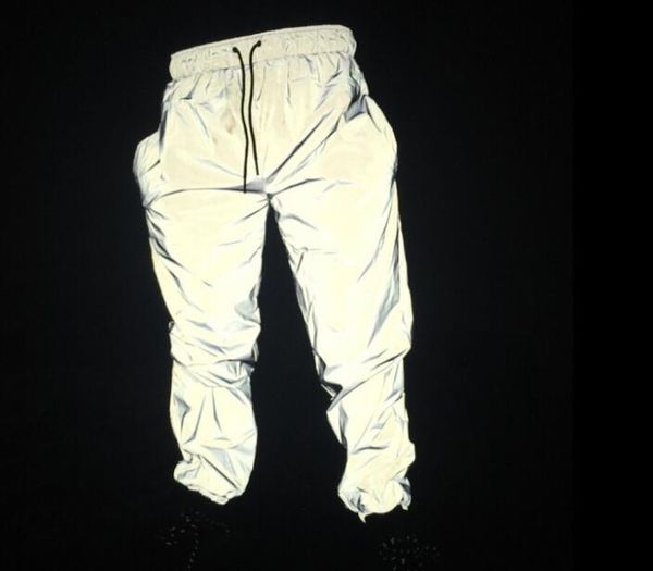 3m reflective mes's pants hip hop dance capris harajuku hiphop jogger night reflective skateboard male pants, Black
3m reflective mes's pants hip hop dance capris harajuku hiphop jogger night reflective skateboard male pants, Black