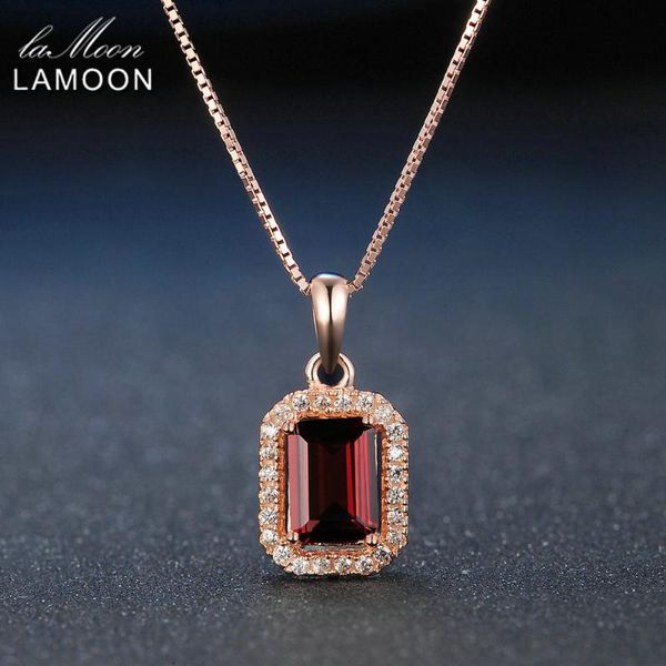 other lamoon 5x7mm 1.1ct natural rectangular red garnet 925 sterling silver chain pendant necklace s925 lmni053
other lamoon 5x7mm 1.1ct natural rectangular red garnet 925 sterling silver chain pendant necklace s925 lmni053