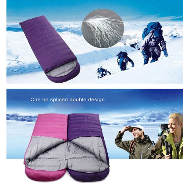 outdoor camping envelope sleep bag ultra light down sleeping bag splicing double sleeping four color yqfs-034
outdoor camping envelope sleep bag ultra light down sleeping bag splicing double sleeping four color yqfs-034