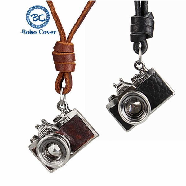 retro men long necklace women hip hop camera pendant adjustable black/brown genuine leather necklace homme handmade jewelry gift, Silver
retro men long necklace women hip hop camera pendant adjustable black/brown genuine leather necklace homme handmade jewelry gift, Silver