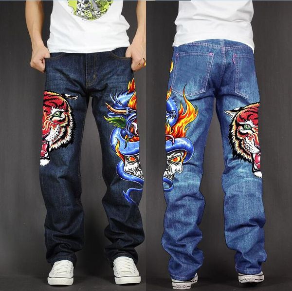 men's long pants baggy loose fit jeans rap hip hop skate denim print trousers straight stretch casual trousers 78kk, Blue
men's long pants baggy loose fit jeans rap hip hop skate denim print trousers straight stretch casual trousers 78kk, Blue