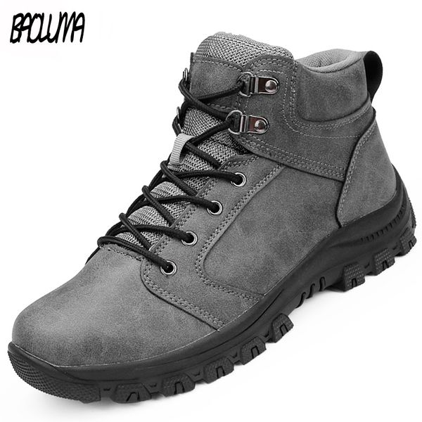 men boots winter warm comfort waterproof motorcycle boots lace-up men's ankle autumn mens casual work, Black
men boots winter warm comfort waterproof motorcycle boots lace-up men's ankle autumn mens casual work, Black