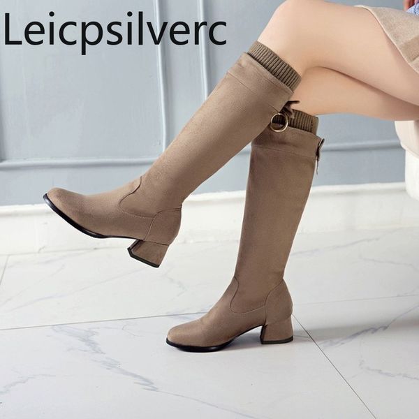 women's boots autumn and winter the new round head butterfly knot thick heel mid heel high tube women's shoes plus size 31-43, Black
women's boots autumn and winter the new round head butterfly knot thick heel mid heel high tube women's shoes plus size 31-43, Black