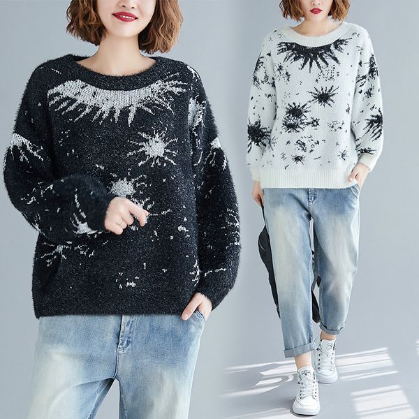 2019 autumn/winter fashion new products white lazy wind loose air thickened bottom set set sweater women sweater korean, White;black
2019 autumn/winter fashion new products white lazy wind loose air thickened bottom set set sweater women sweater korean, White;black