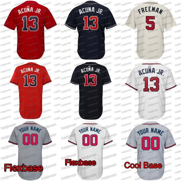 13 Ronald Acuña Jr. Freddie Freeman Ozzie Albies Adam Duvall Dansby Swanson Nick Markakis Ender Inciarte Josh Donaldson Baseball Jerseys
13 Ronald Acuña Jr. Freddie Freeman Ozzie Albies Adam Duvall Dansby Swanson Nick Markakis Ender Inciarte Josh Donaldson Baseball Jerseys