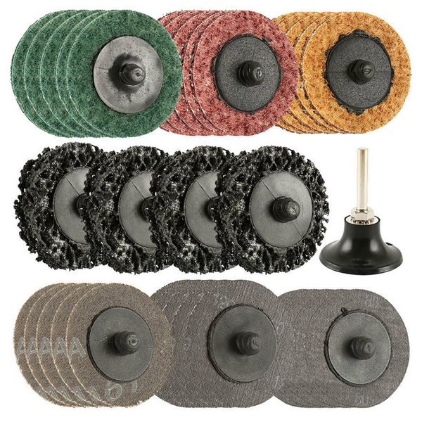 35pcs sanding discs set,2 inch type r roll lock discs pads sanding roloc abrasives
35pcs sanding discs set,2 inch type r roll lock discs pads sanding roloc abrasives