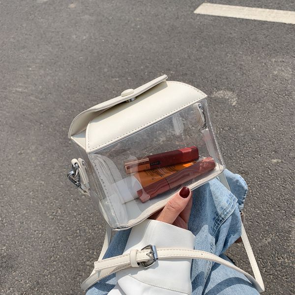 transparent satchel bag 2020 new spring and summer atmosphere cross-body jelly bag shoulder
transparent satchel bag 2020 new spring and summer atmosphere cross-body jelly bag shoulder