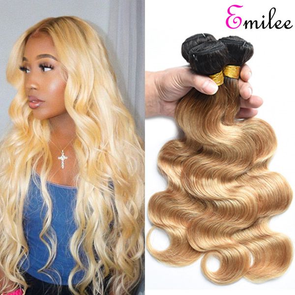 emilee malaysian body wave blonde hair bundles t1b/27 ombre human hair weave bundles 1b 27 remy hair extensions, Black
emilee malaysian body wave blonde hair bundles t1b/27 ombre human hair weave bundles 1b 27 remy hair extensions, Black