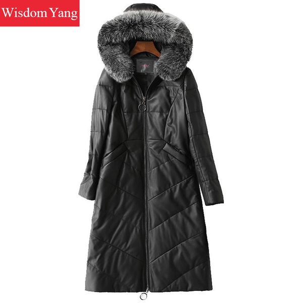 winter black real sheepskin genuine leather down coat women fur hooded warm long office ladies slim overcoat coat outerwear
winter black real sheepskin genuine leather down coat women fur hooded warm long office ladies slim overcoat coat outerwear