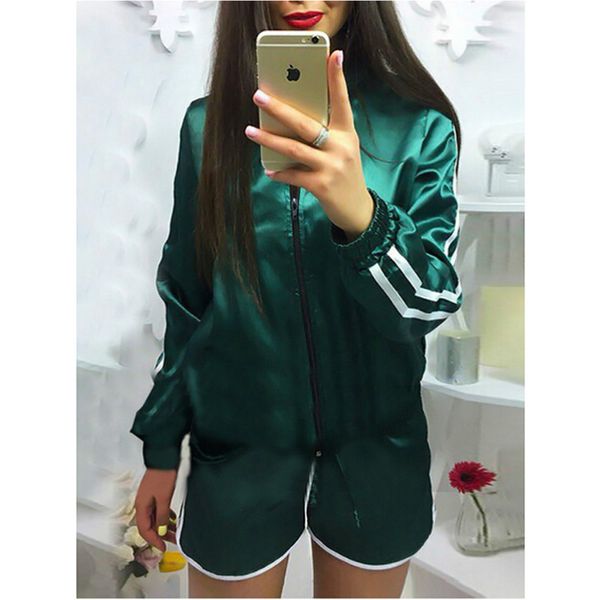 hirigin women fitness sportwear casual tracksuit casual suit jacket coat shorts pants, White
hirigin women fitness sportwear casual tracksuit casual suit jacket coat shorts pants, White