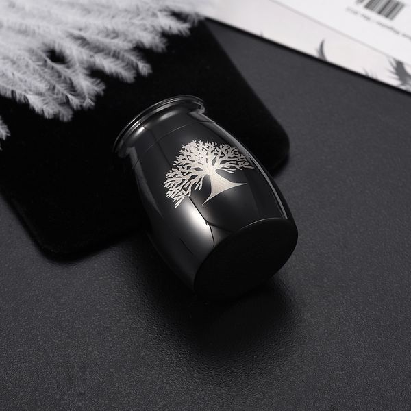 pt007 tree of life mini cremation jar keep loved one's ashes safe, 316l stainless steel cremation urn memorial casket for human/ pet, Silver
pt007 tree of life mini cremation jar keep loved one's ashes safe, 316l stainless steel cremation urn memorial casket for human/ pet, Silver