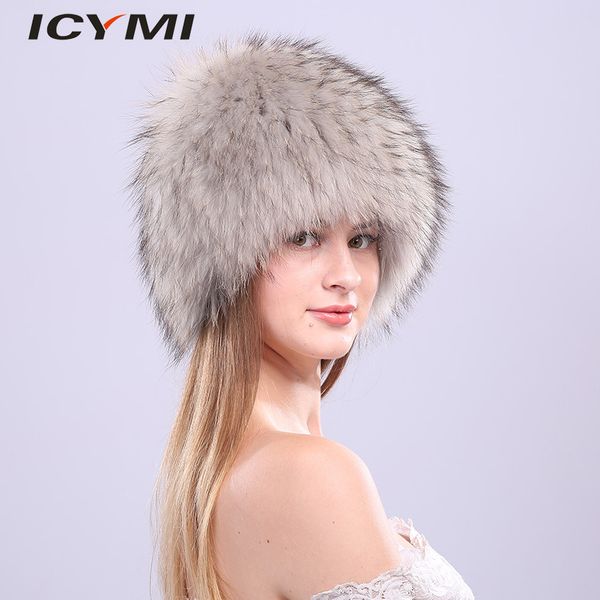 icymi winter hat for women 100% natural raccoon fur elastic knitted cap woman's fluffy wig real fur hat female ear warm beanies, Blue;gray
icymi winter hat for women 100% natural raccoon fur elastic knitted cap woman's fluffy wig real fur hat female ear warm beanies, Blue;gray