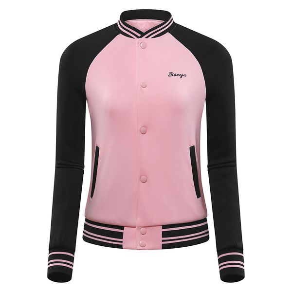 autumn women golf jacket long sleeve patchwork baseball coat windbreaker ladies pocket button down golf training apparel d0813, Red;blue
autumn women golf jacket long sleeve patchwork baseball coat windbreaker ladies pocket button down golf training apparel d0813, Red;blue